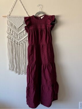 Universal Thread Women's Maxi Dress in Burgundy